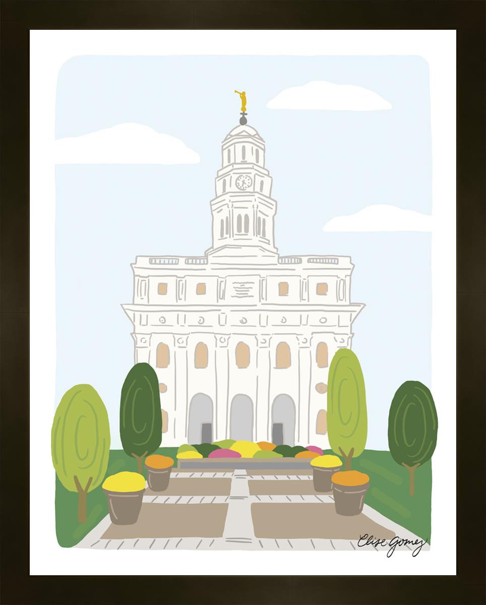 Nauvoo Temple Faux Mat