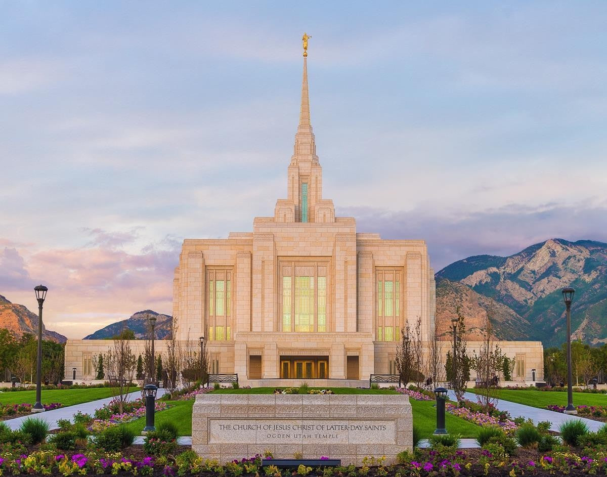 Ogden Temple 08 Gallery Wrap