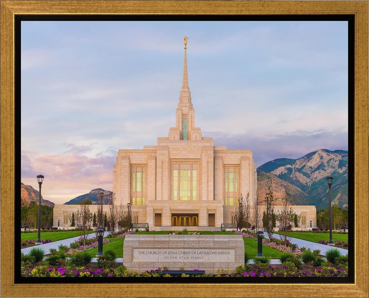 Ogden Temple 08 Gallery Wrap
