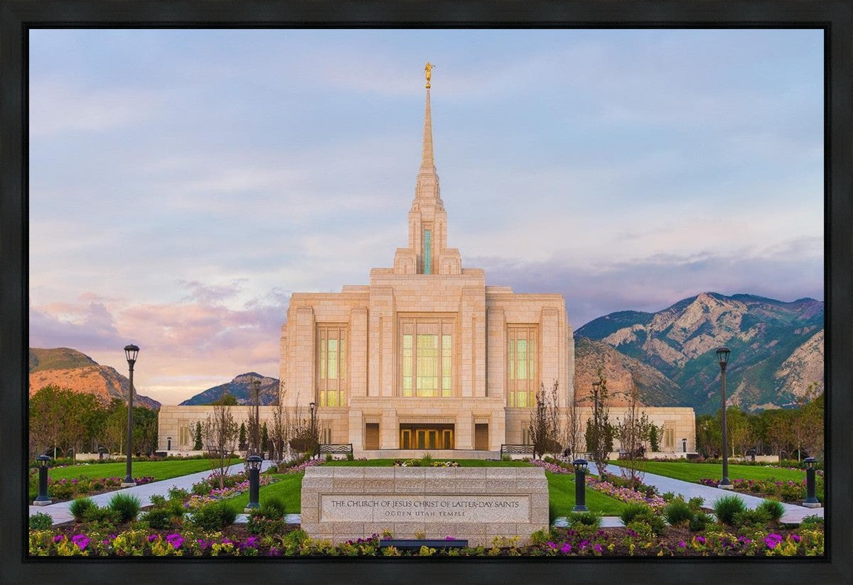 Ogden Temple 08 Gallery Wrap