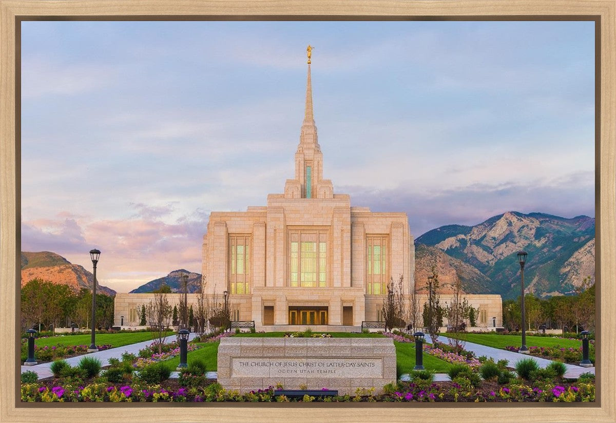 Ogden Temple 08 Gallery Wrap