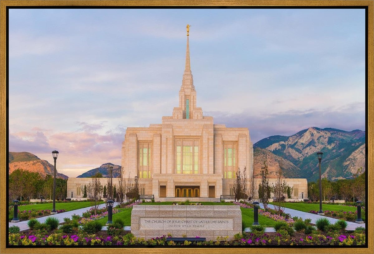 Ogden Temple 08 Gallery Wrap