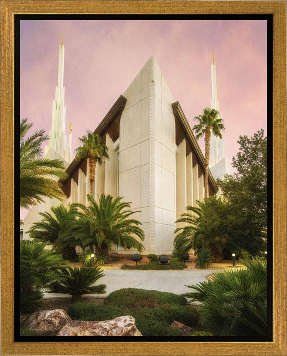 Las Vegas Temple 01 Gallery Wrap