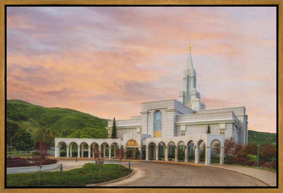 Bountiful Temple 14 Gallery Wrap