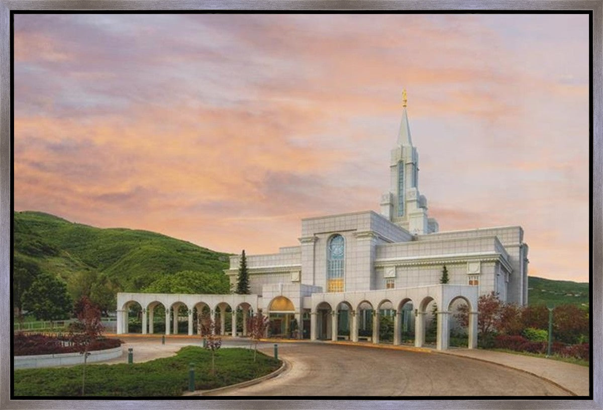 Bountiful Temple 14 Gallery Wrap