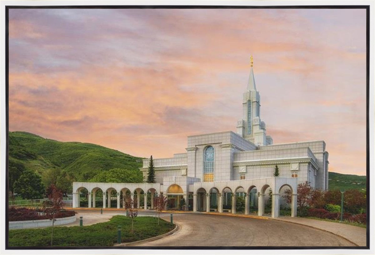 Bountiful Temple 14 Gallery Wrap