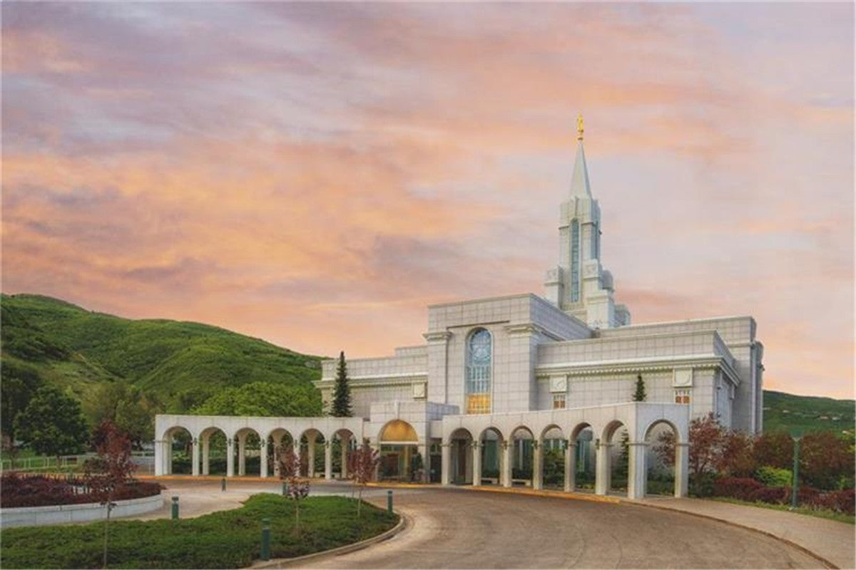 Bountiful Temple 14 Gallery Wrap