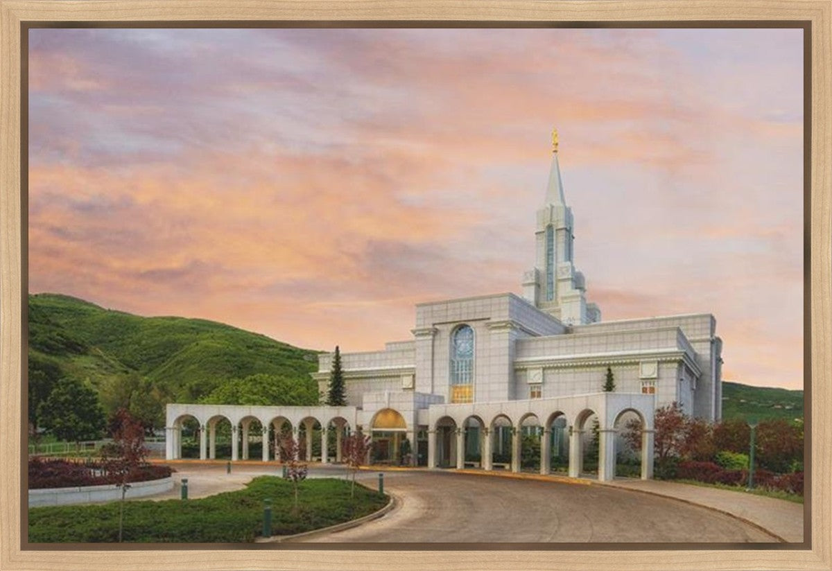 Bountiful Temple 14 Gallery Wrap