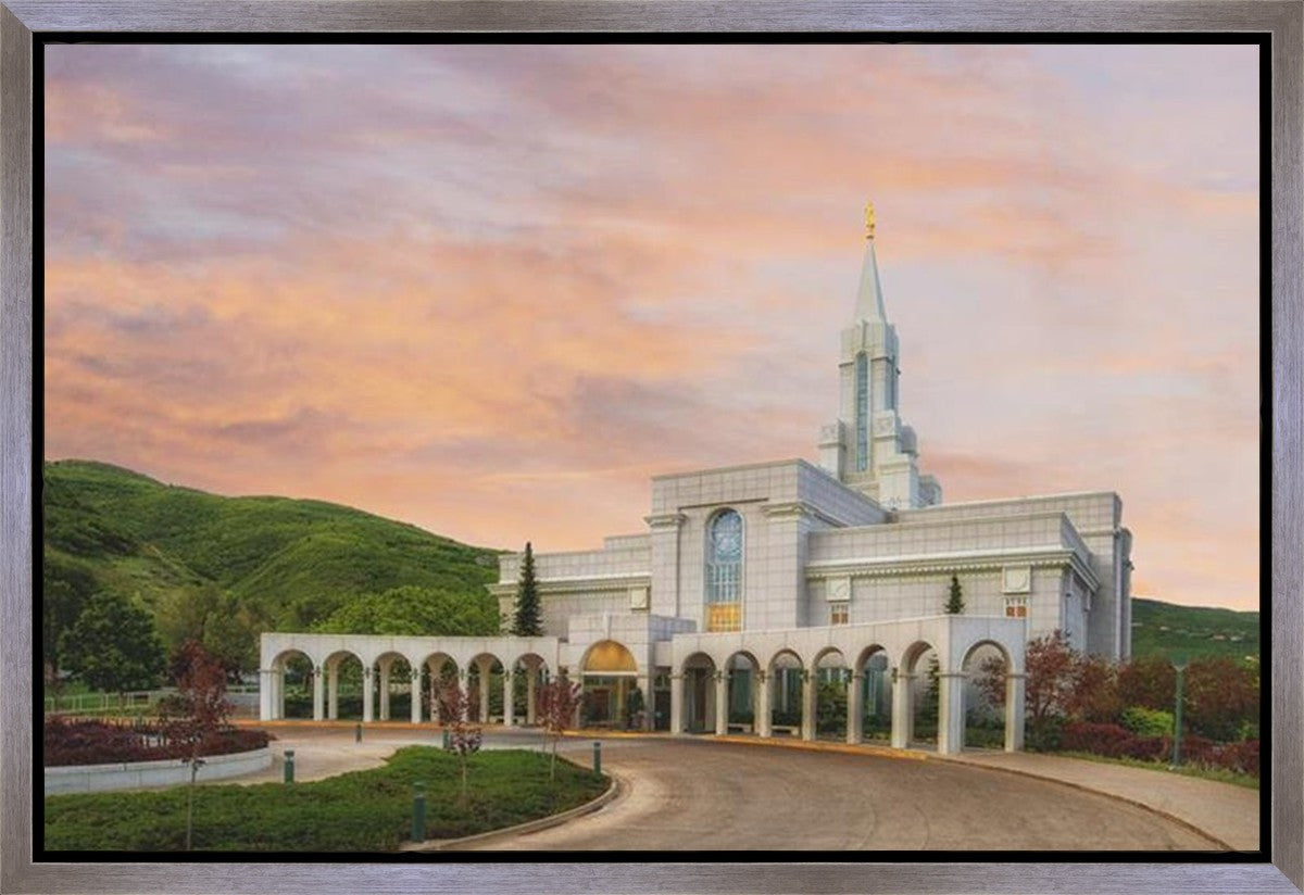 Bountiful Temple 14 Gallery Wrap