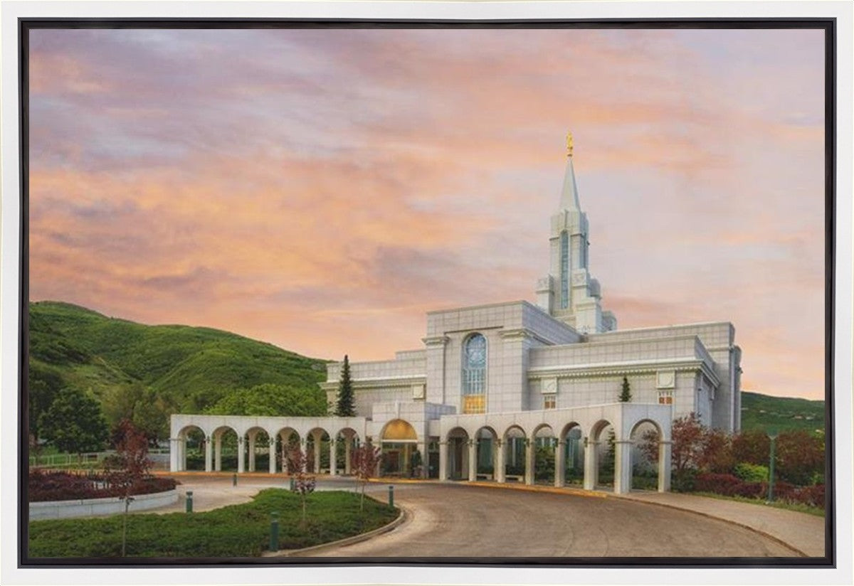 Bountiful Temple 14 Gallery Wrap