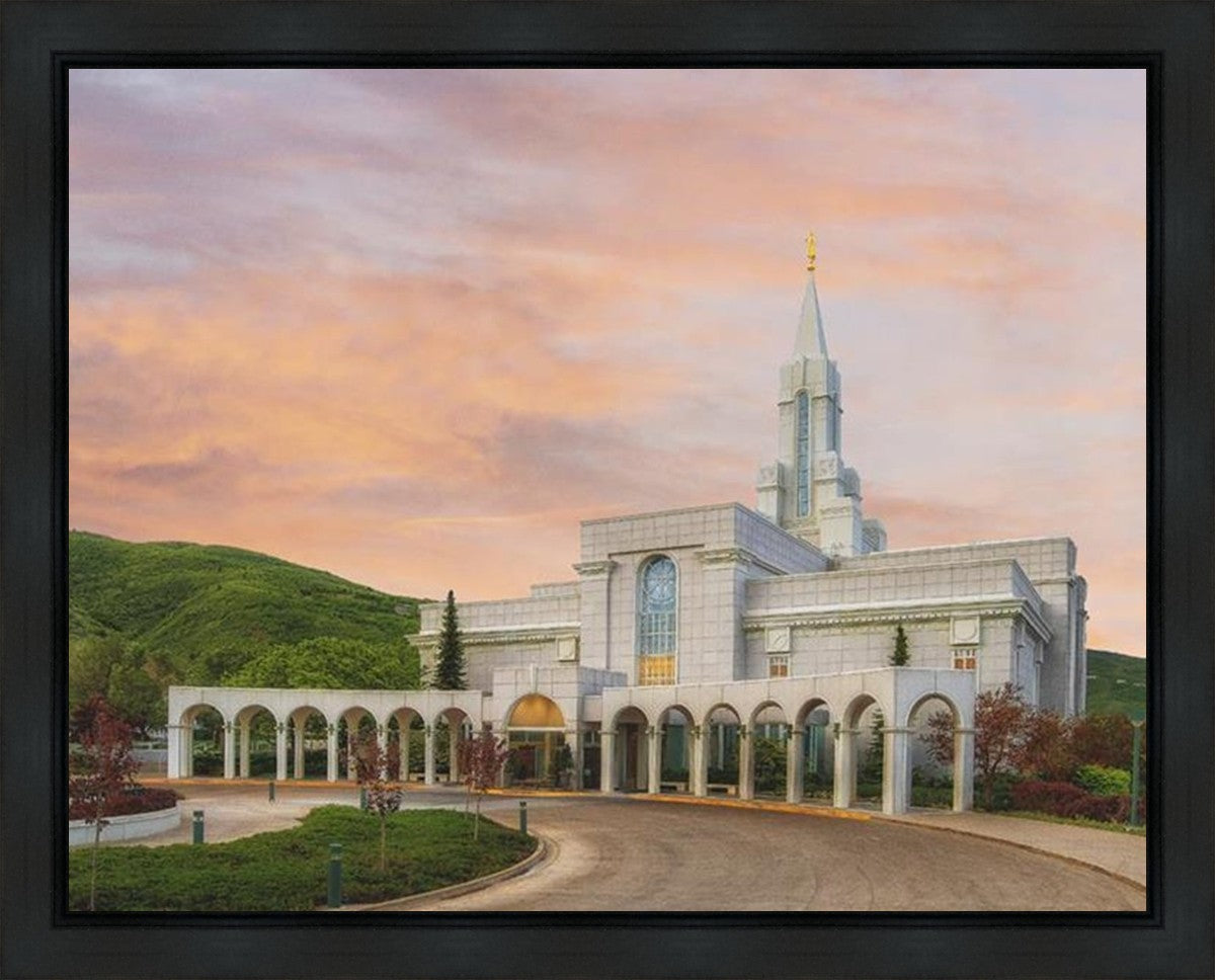 Bountiful Temple 14 Gallery Wrap