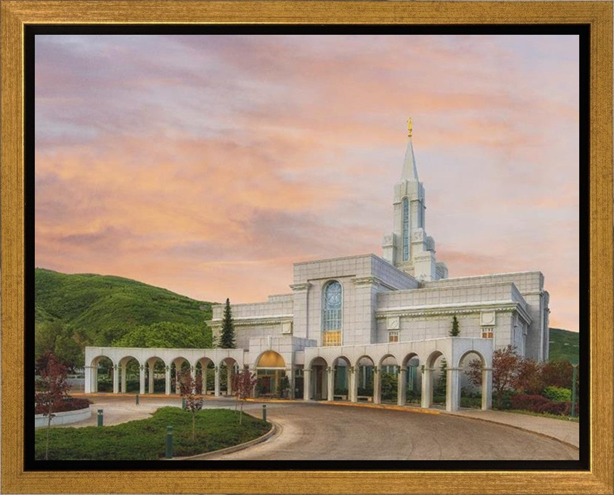Bountiful Temple 14 Gallery Wrap