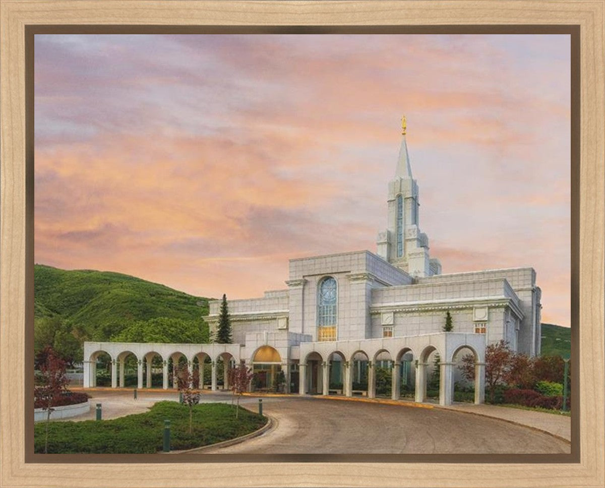 Bountiful Temple 14 Gallery Wrap