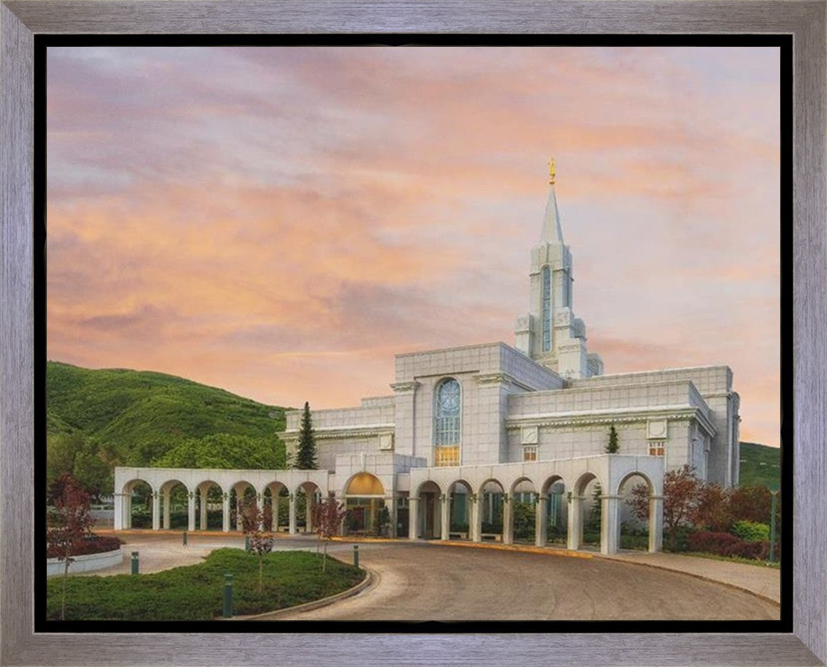 Bountiful Temple 14 Gallery Wrap