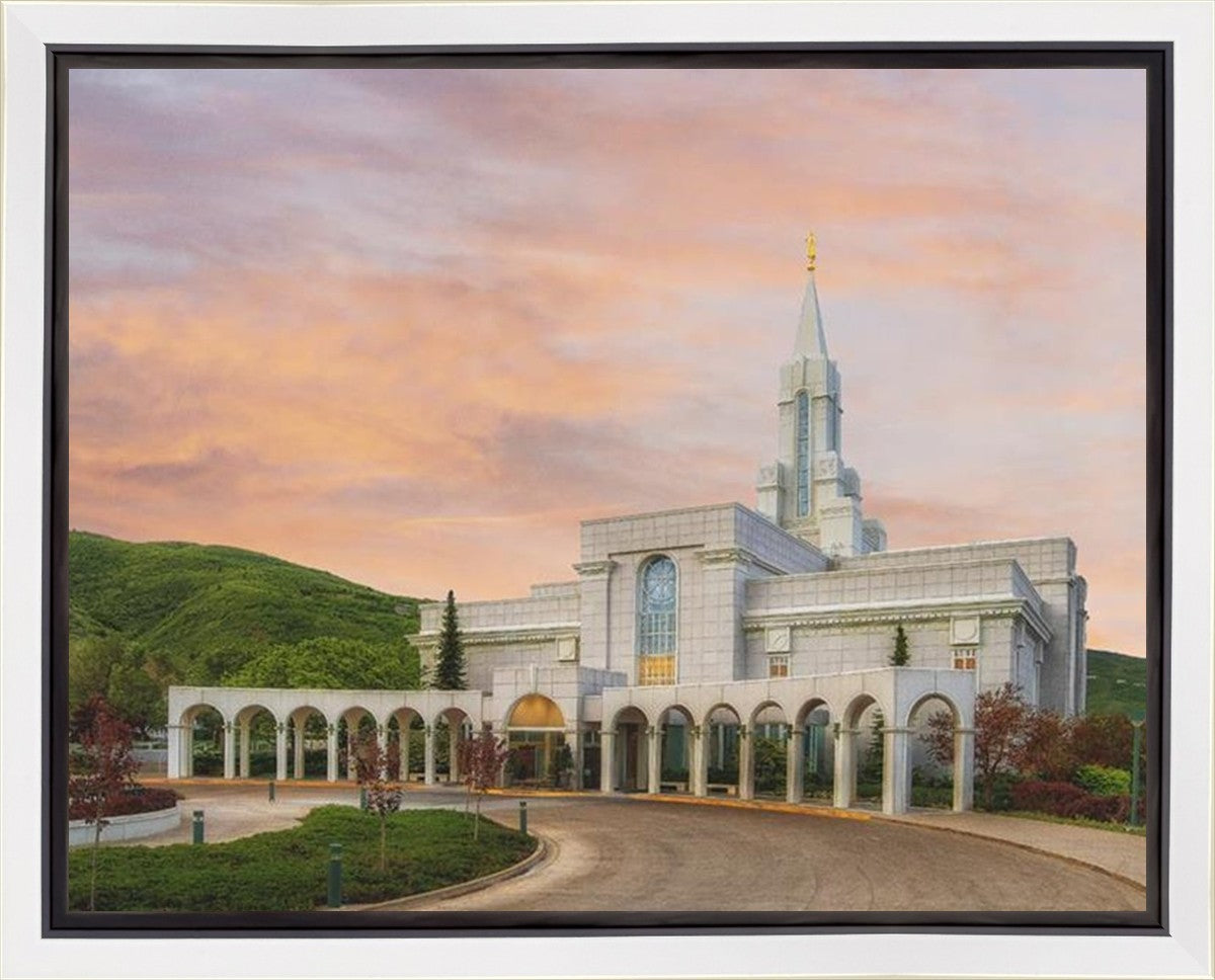 Bountiful Temple 14 Gallery Wrap