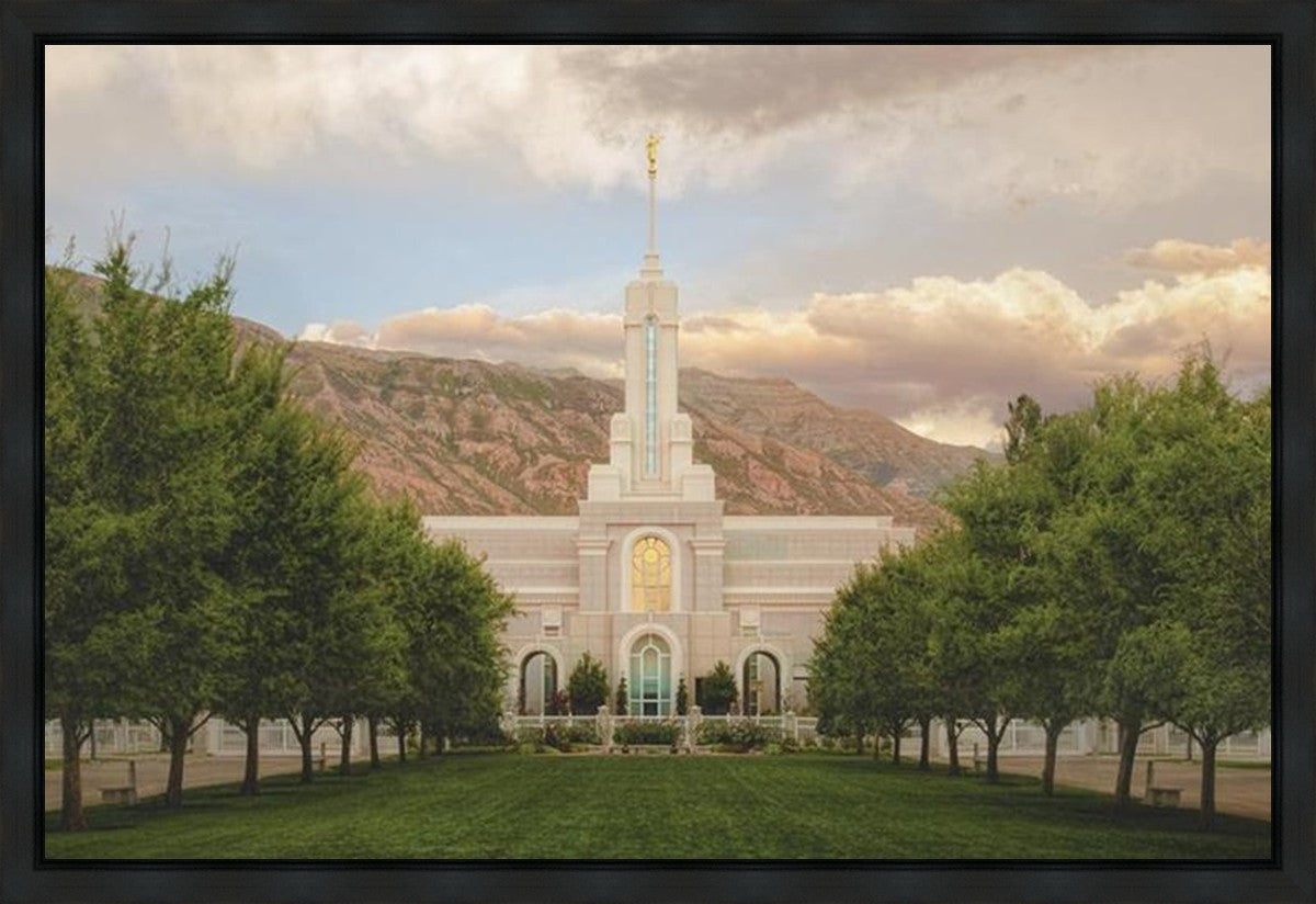 Mt. Timpanogos Temple 12 Gallery Wrap