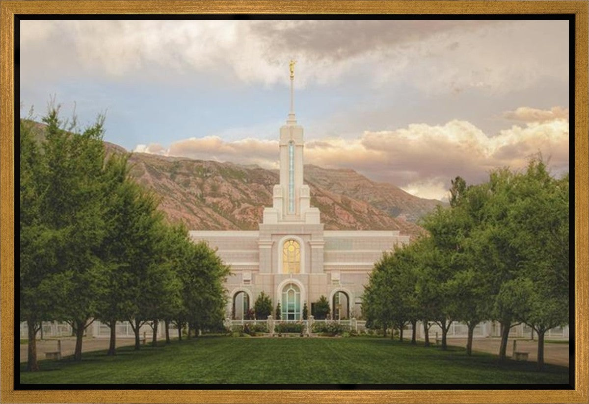 Mt. Timpanogos Temple 12 Gallery Wrap