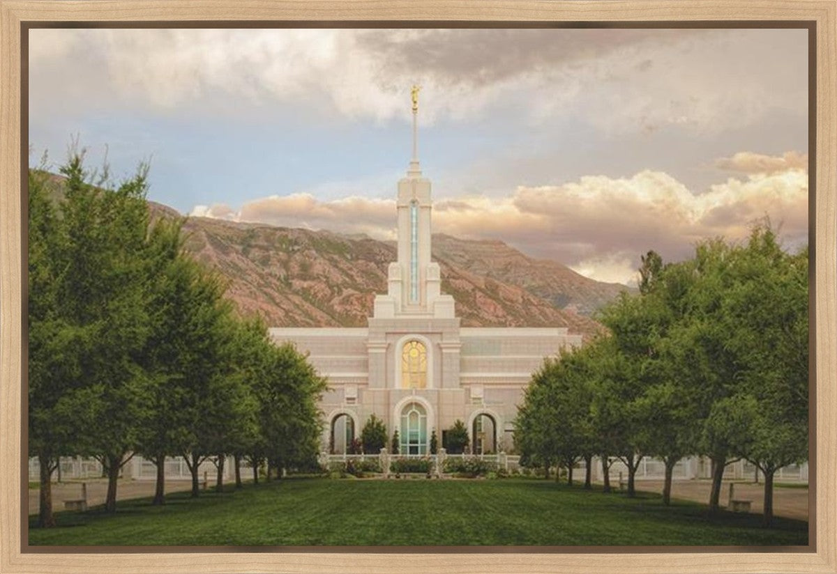 Mt. Timpanogos Temple 12 Gallery Wrap
