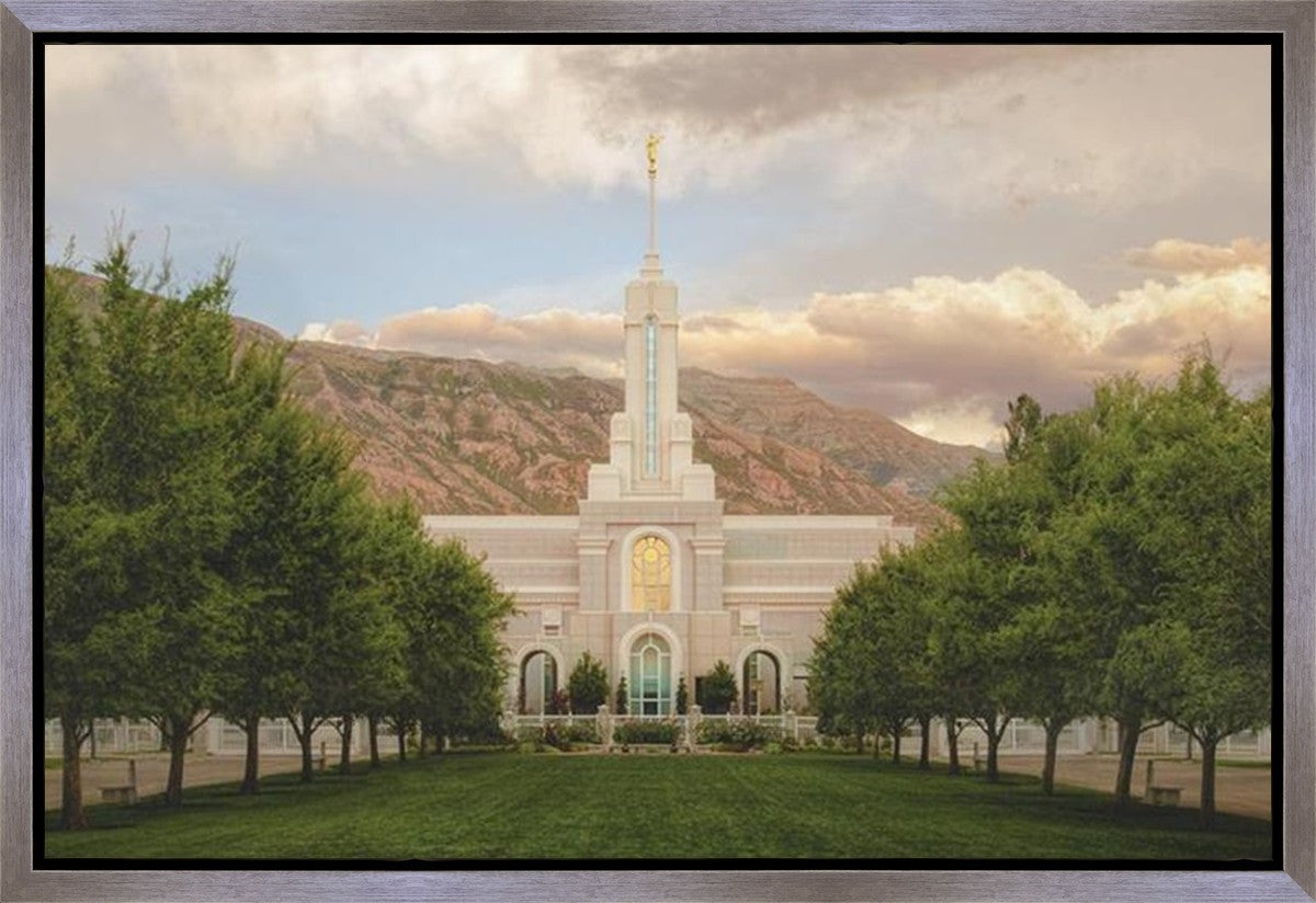 Mt. Timpanogos Temple 12 Gallery Wrap