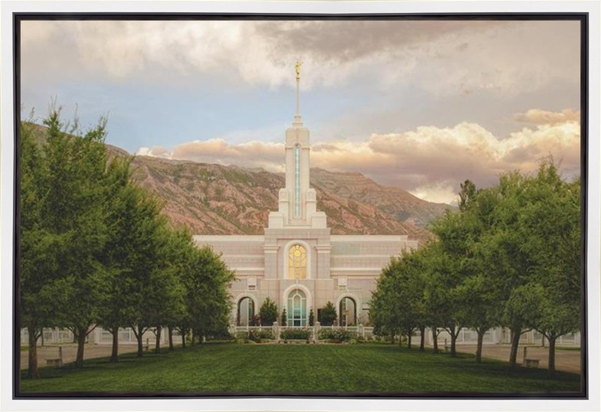 Mt. Timpanogos Temple 12 Gallery Wrap