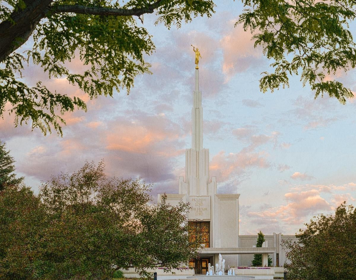 Denver Temple 01 Gallery Wrap