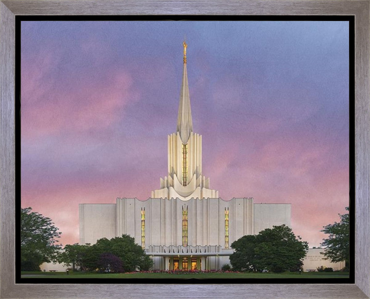 Jordan River Temple 01 Gallery Wrap
