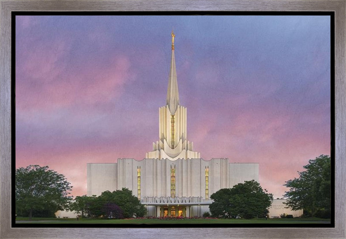Jordan River Temple 01 Gallery Wrap