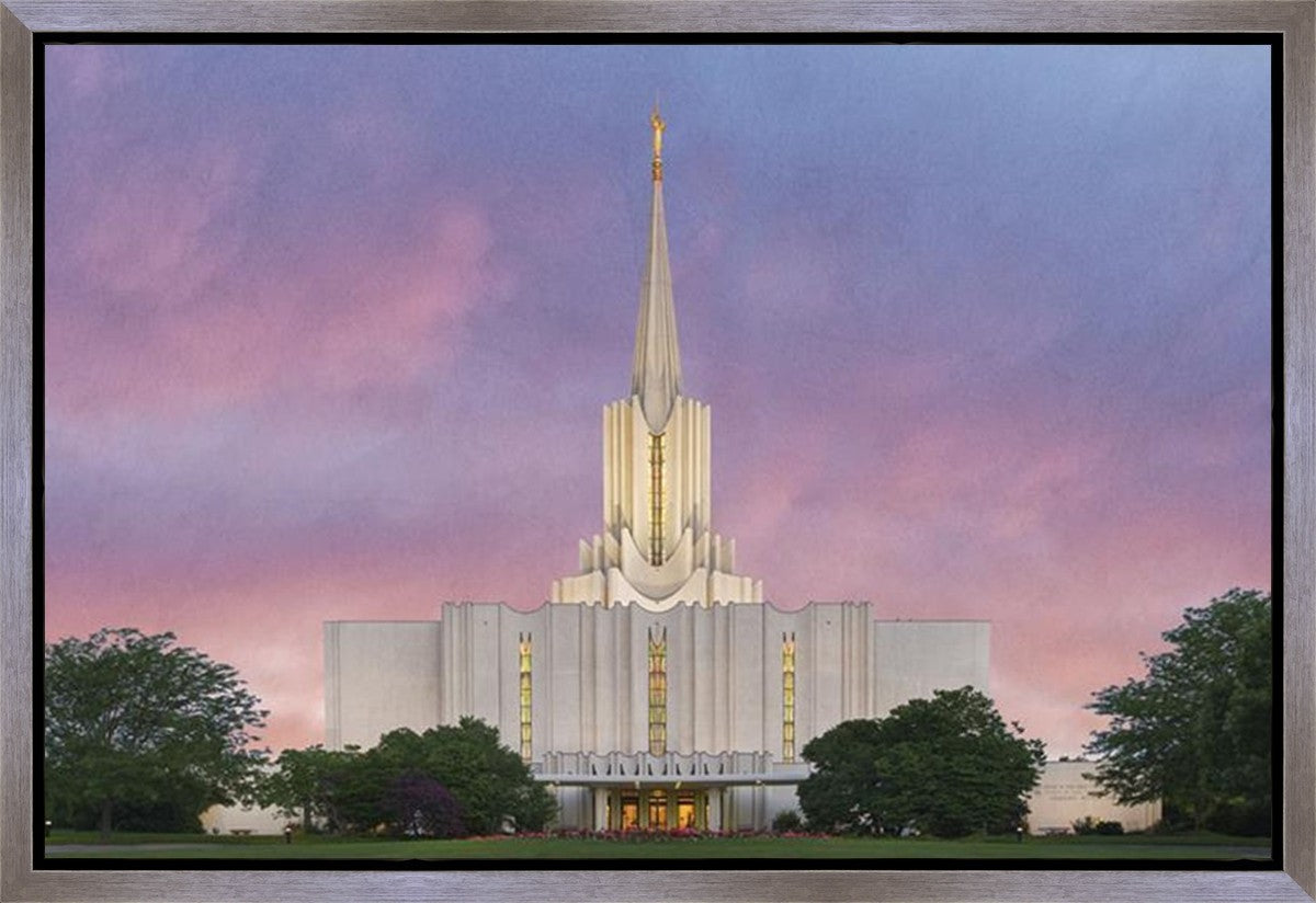 Jordan River Temple 01 Gallery Wrap