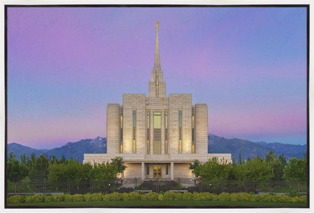 Oquirrh Mountain Temple 02 Gallery Wrap