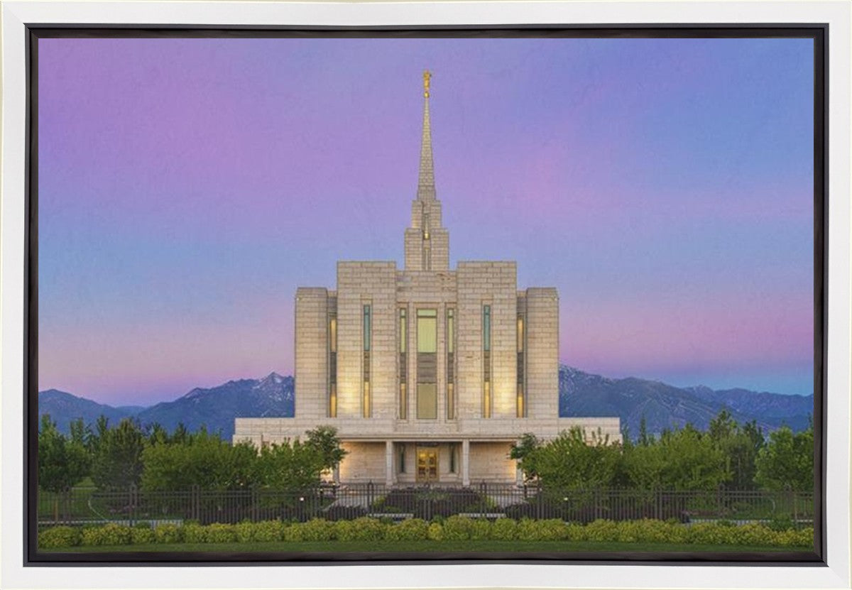 Oquirrh Mountain Temple 02 Gallery Wrap