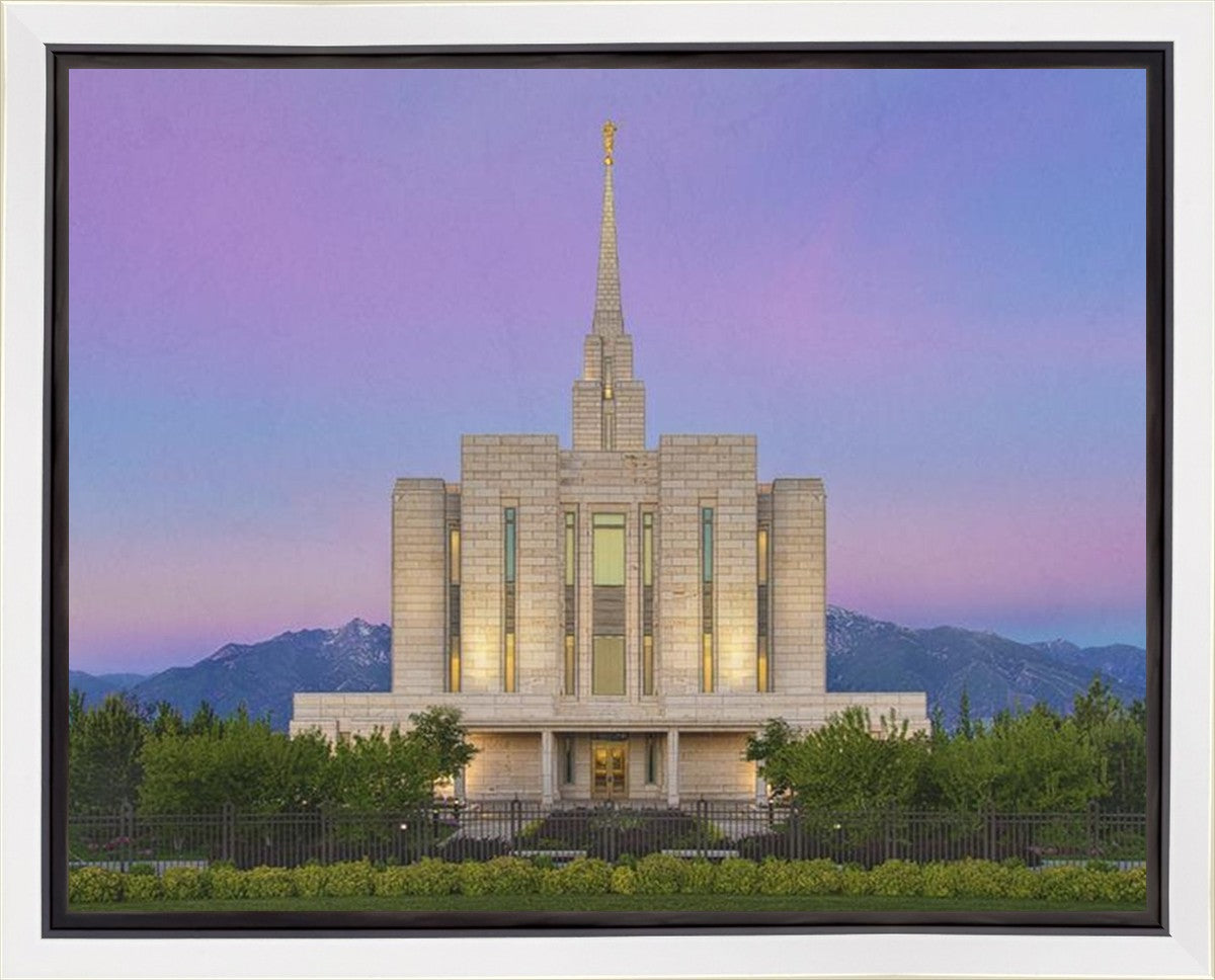 Oquirrh Mountain Temple 02 Gallery Wrap