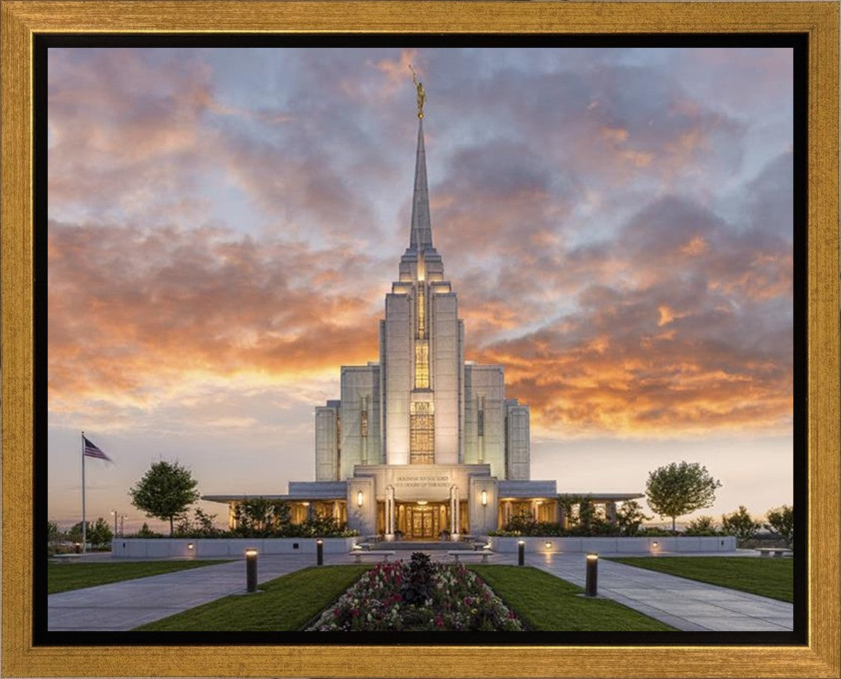 Rexburg Temple 03 Gallery Wrap