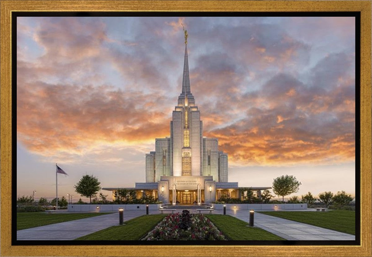 Rexburg Temple 03 Gallery Wrap