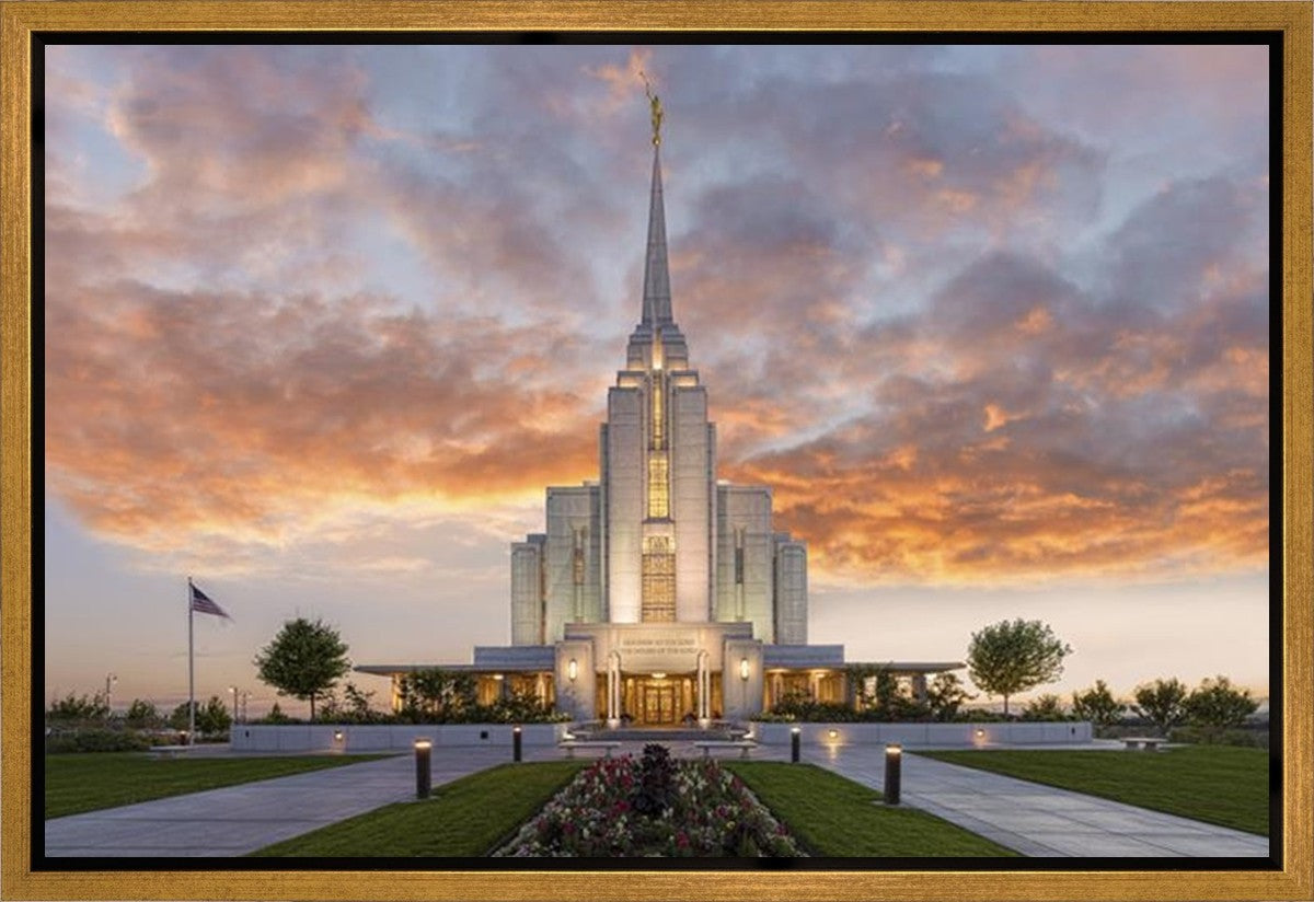 Rexburg Temple 03 Gallery Wrap