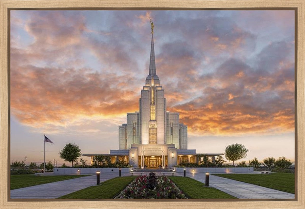 Rexburg Temple 03 Gallery Wrap