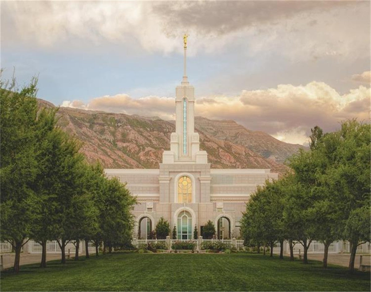 Mt. Timpanogos Temple 12 Gallery Wrap