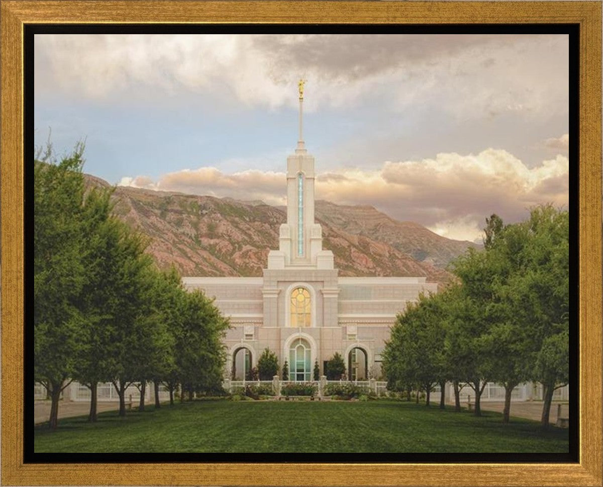 Mt. Timpanogos Temple 12 Gallery Wrap