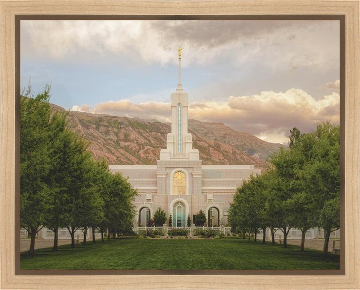 Mt. Timpanogos Temple 12 Gallery Wrap
