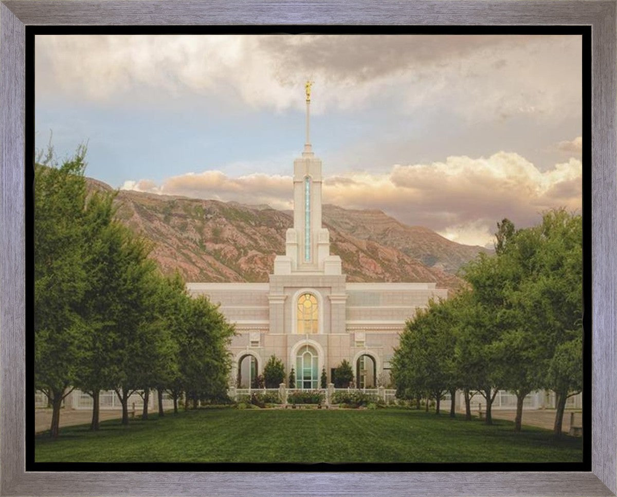Mt. Timpanogos Temple 12 Gallery Wrap