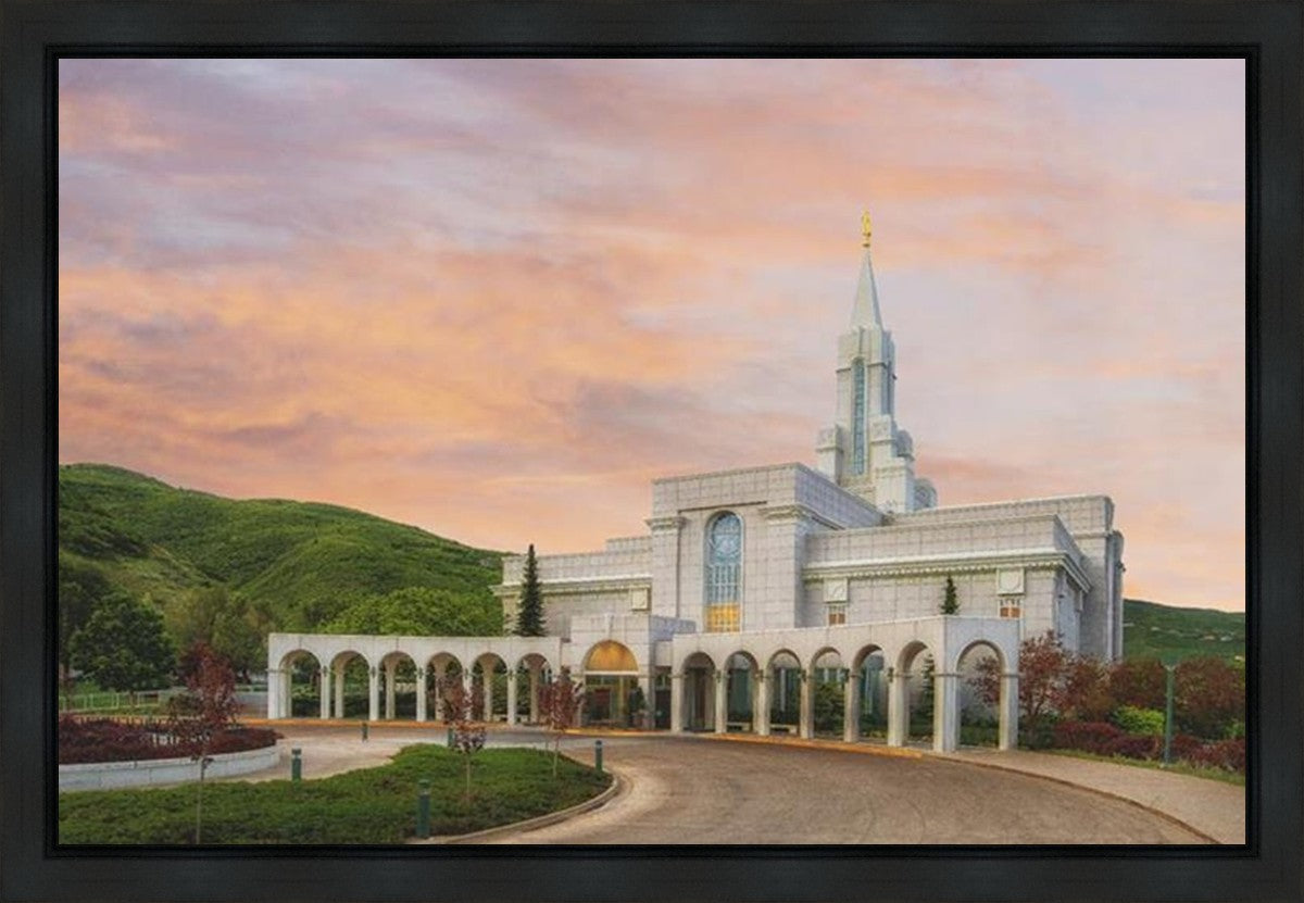 Bountiful Temple 14 Gallery Wrap