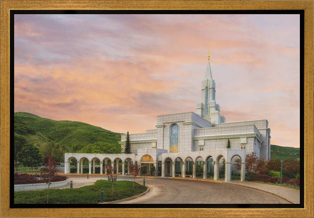 Bountiful Temple 14 Gallery Wrap