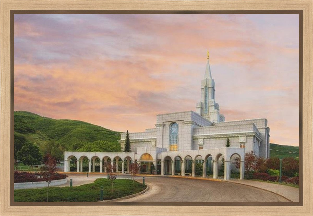 Bountiful Temple 14 Gallery Wrap