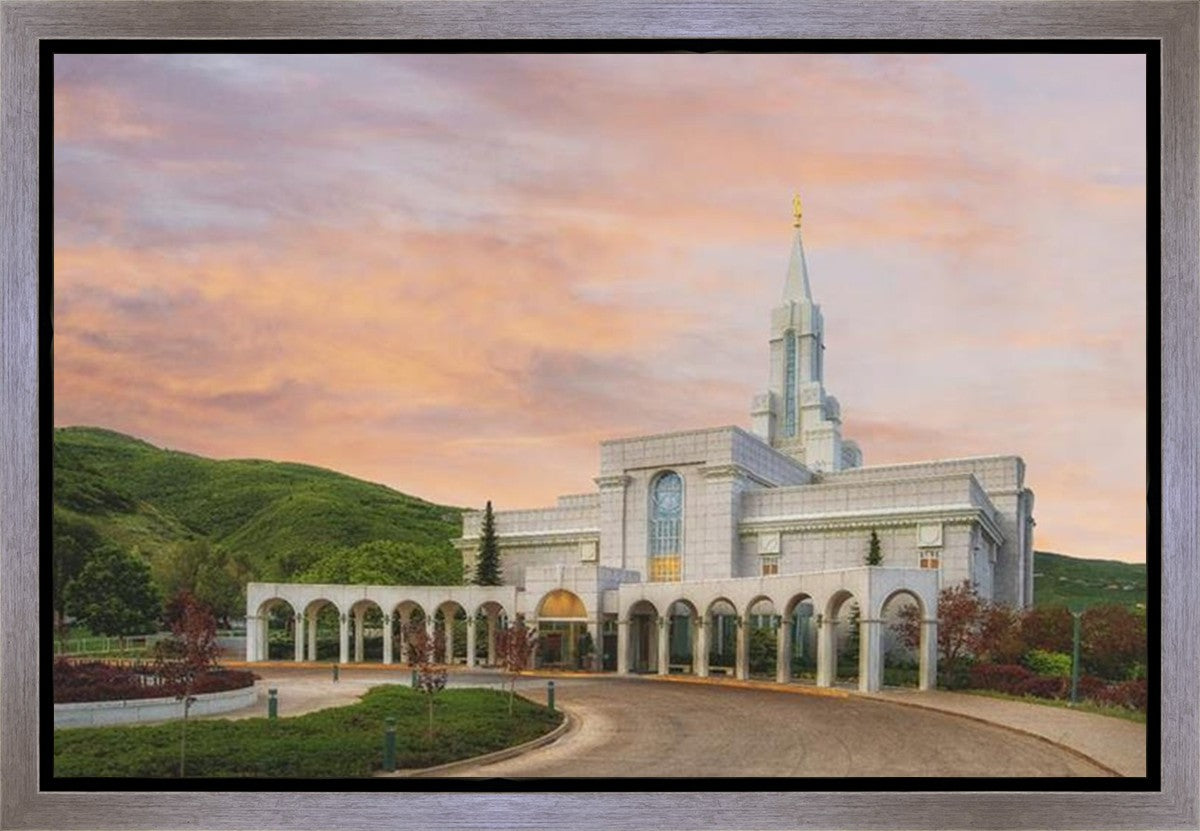 Bountiful Temple 14 Gallery Wrap
