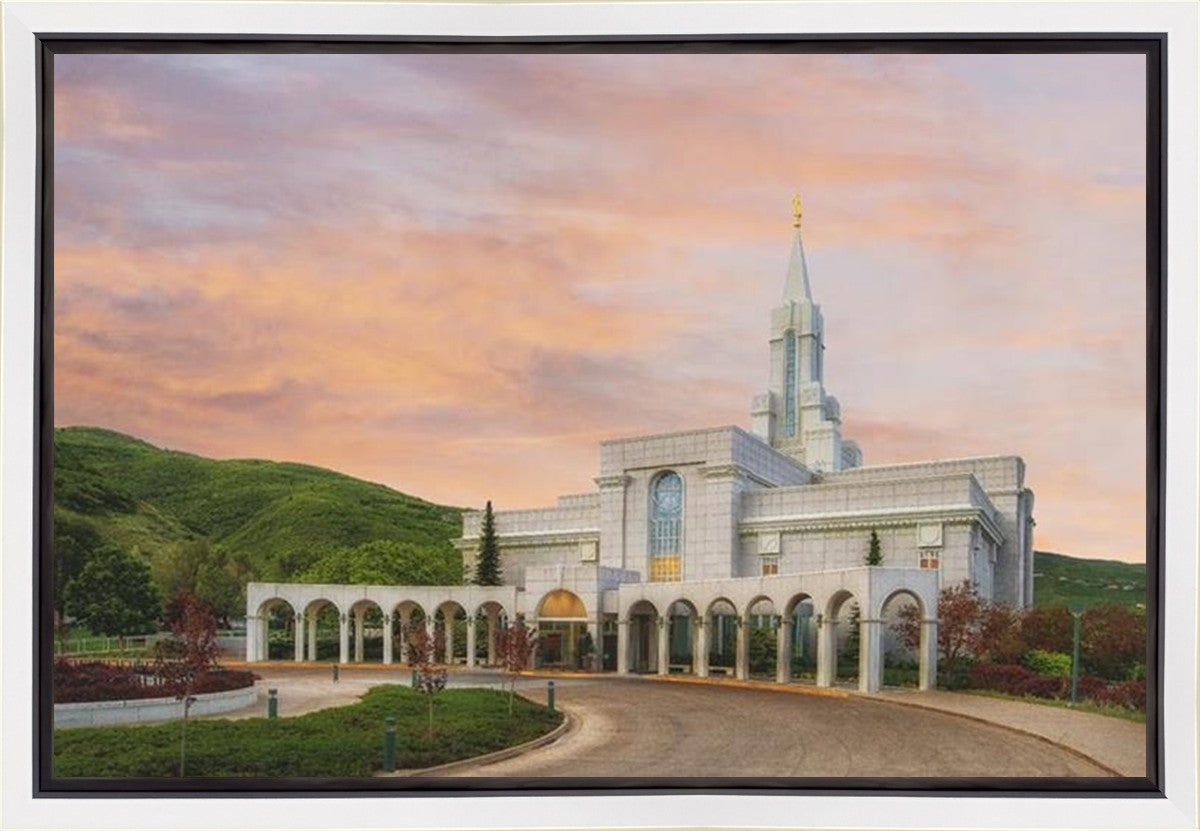 Bountiful Temple 14 Gallery Wrap