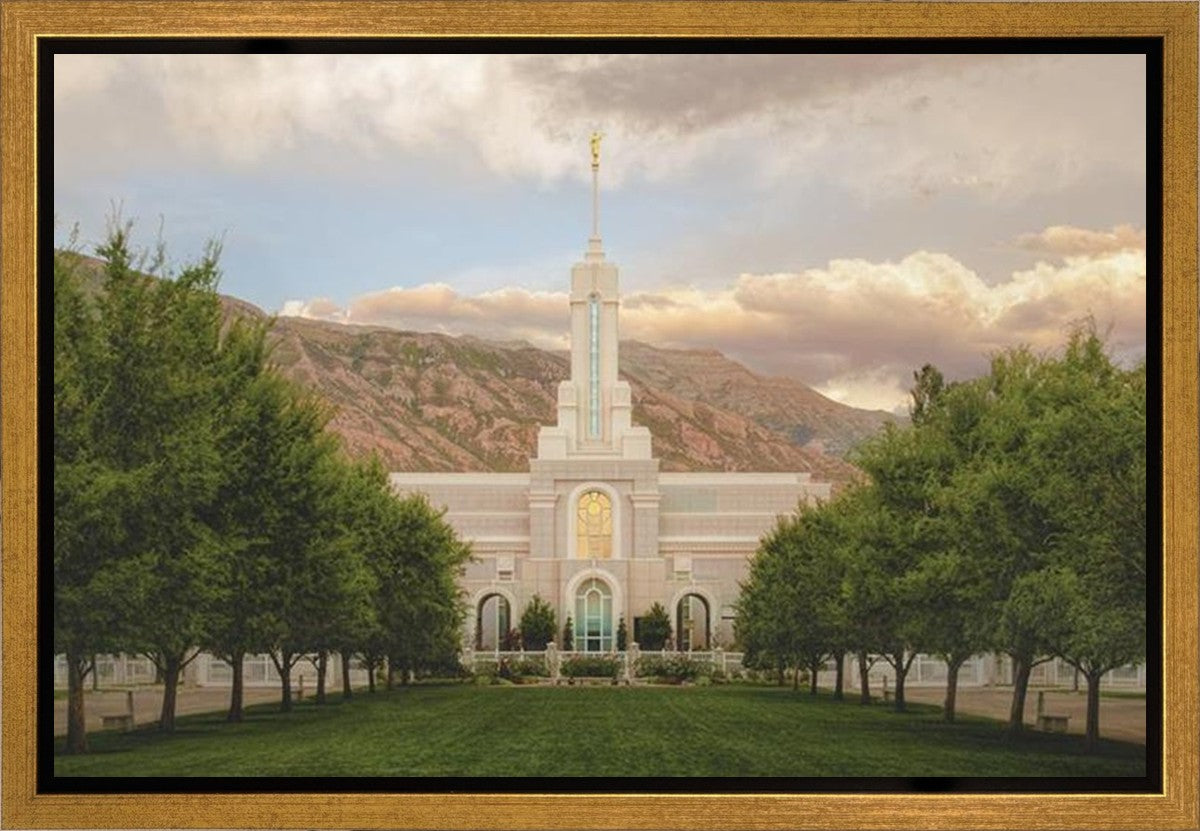 Mt. Timpanogos Temple 12 Gallery Wrap