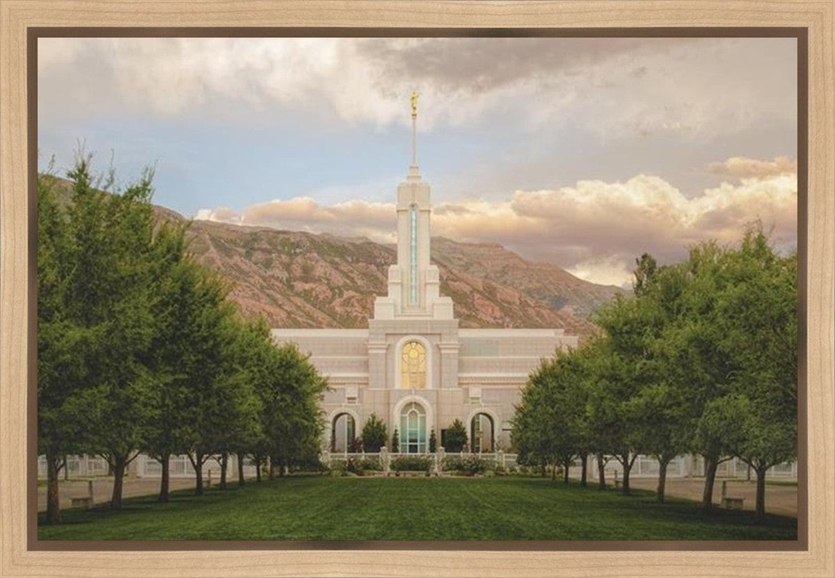Mt. Timpanogos Temple 12 Gallery Wrap