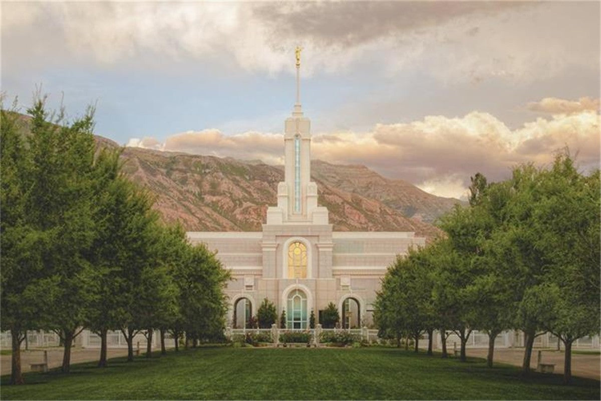 Mt. Timpanogos Temple 12 Gallery Wrap