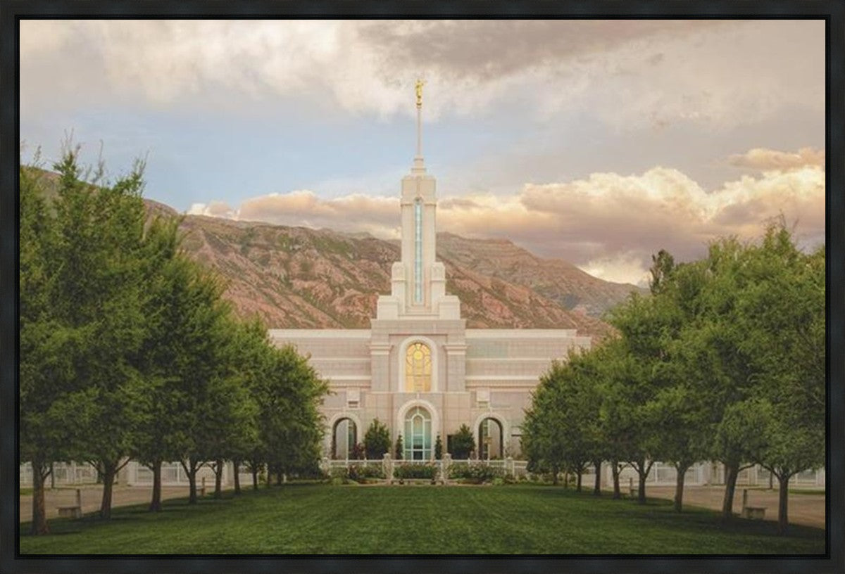 Mt. Timpanogos Temple 12 Gallery Wrap