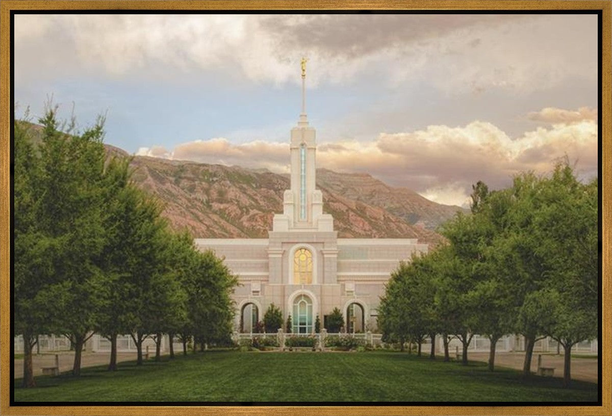 Mt. Timpanogos Temple 12 Gallery Wrap