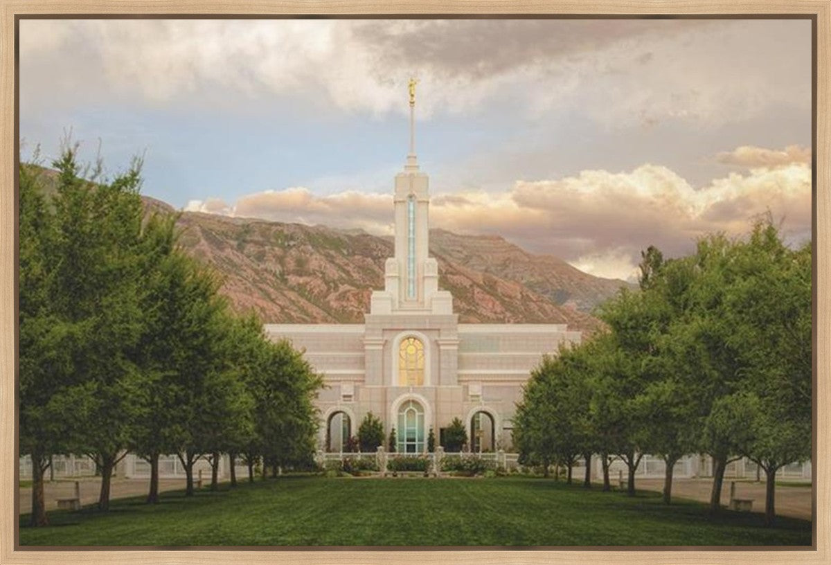 Mt. Timpanogos Temple 12 Gallery Wrap